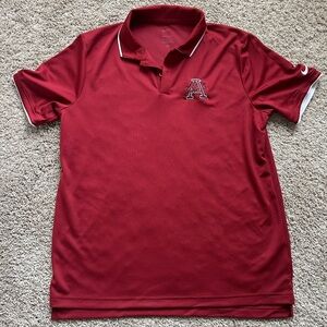 Nike Dri-FIT Arkansas Razorbacks NCAA Polo Shirt Men's Size Large